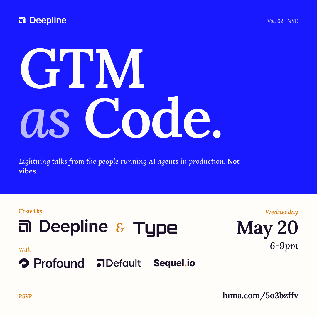 GTM-as-Code - GTM + Claude Code Lightning Talks